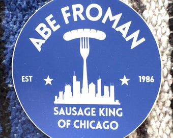 Abe Froman Sticker: Ferris Bueller Decal for Nostalgic 80s Teen Movie Fans