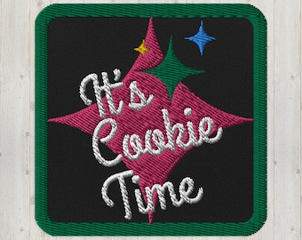 Cookie Time Patch: Retro Badge for Scout or Troop Beverly Hills Fan