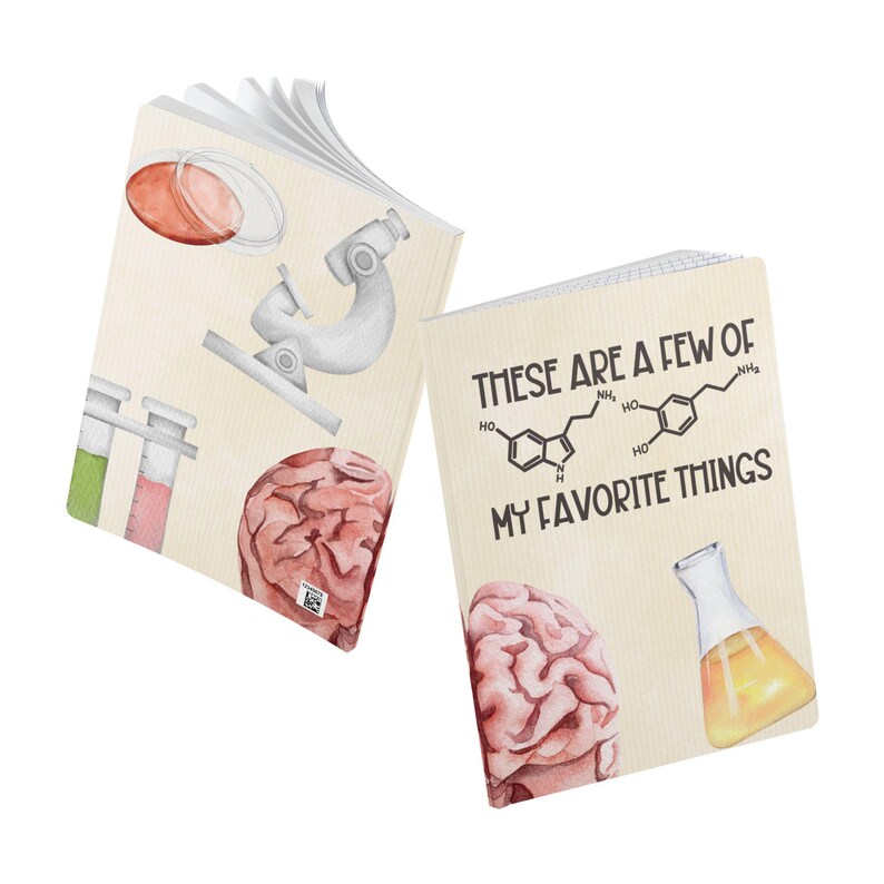 Serotonin and Dopamine Favorite Things  - christmas gift, birthday gift, black friday, gift for wife, gift for husband, gift for friend, gift for bestie, neurologist gift, neuroscience gift, neurobiologist gift, science gift, chemist gift, chemistry gift