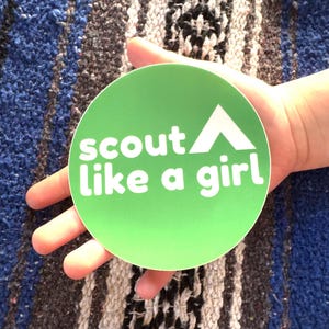 Scout Like A Girl - christmas gift, birthday gift, black friday, girl scout gift, scouting America gift, troop leader gift, gift for mom, gift for daughter, gift for sister, gift for wife, gift for friend, gift for bestie, Daisy, Brownie, Junior