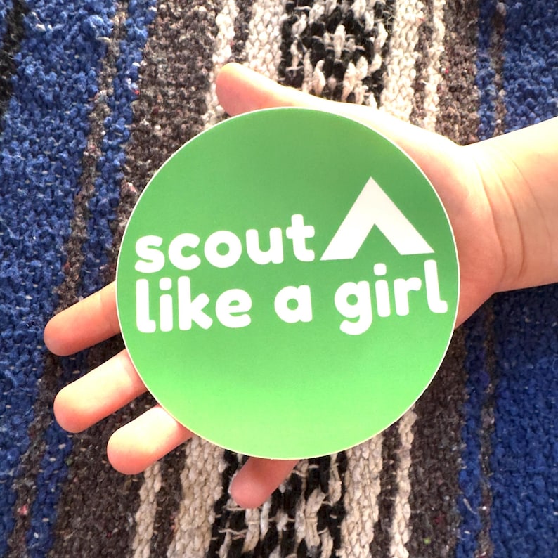Scout Like A Girl - christmas gift, birthday gift, black friday, girl scout gift, scouting America gift, troop leader gift, gift for mom, gift for daughter, gift for sister, gift for wife, gift for friend, gift for bestie, Daisy, Brownie, Junior