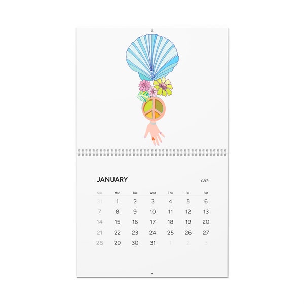 Wall Calendars (2024) Happy Easter & Good Friday Gifts.