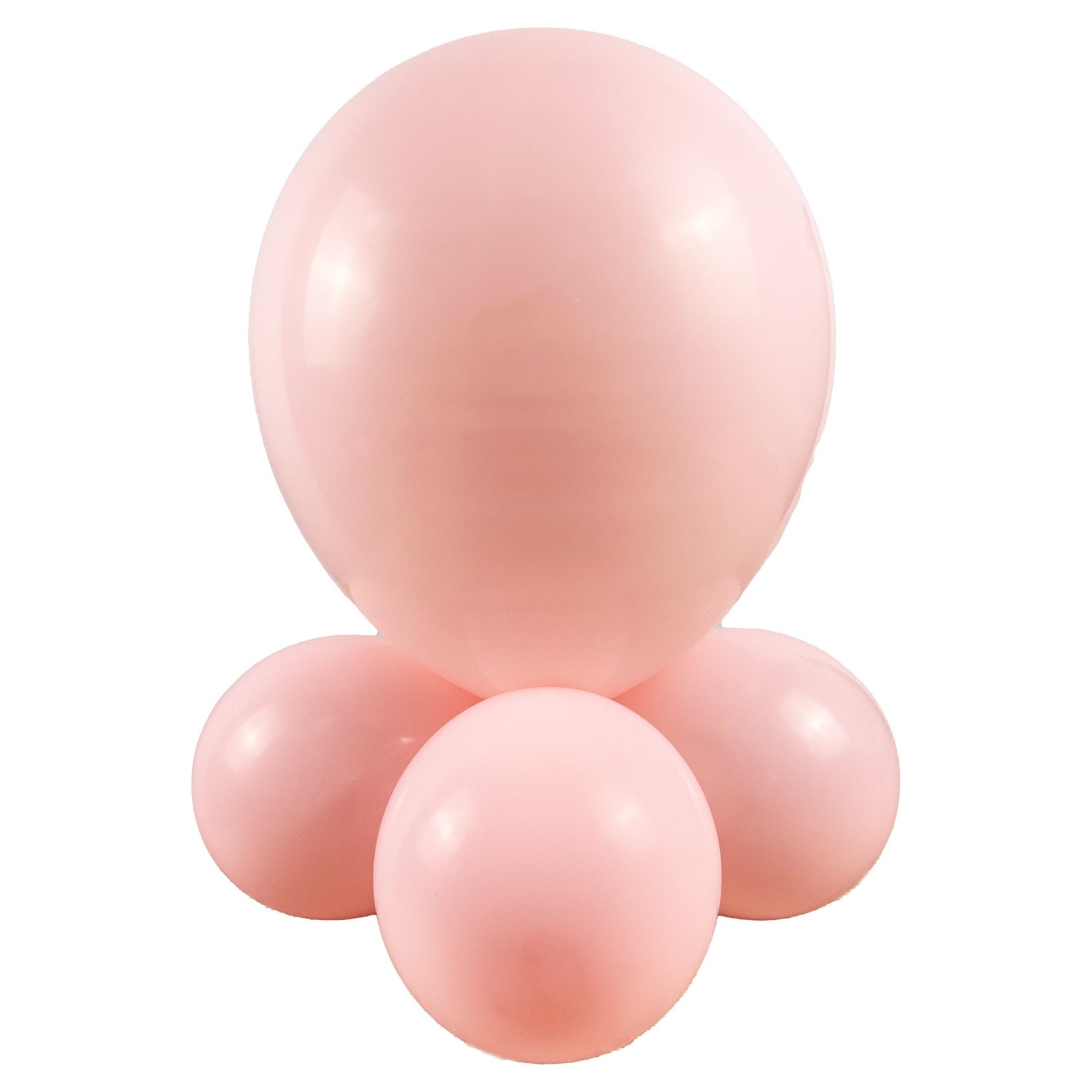 White Mini Balloon Centerpiece Kit | Do It Yourself White Balloon ...