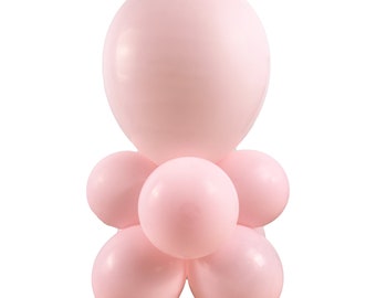 DIY Light Pink 2 Tier Mini Balloon Centerpiece Kit | Do it Yourself  Pink Balloon Table Decorations | Balloons on a Budget | Princess Pink