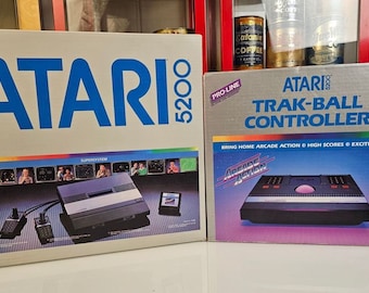 Collectible Atari 5200 Super System 4 Port Console w/ Trak-Ball Controller, 15 Video Cartridges & More!