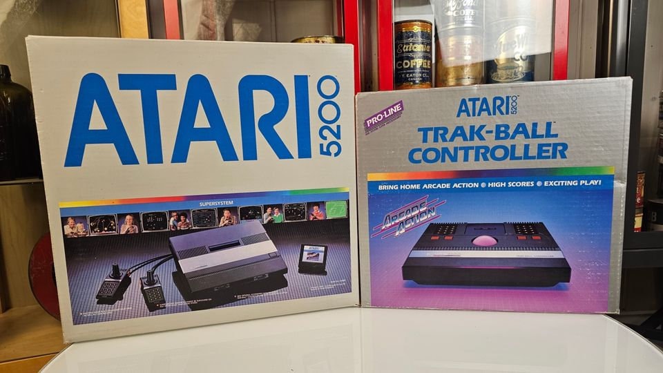 Collectible Atari 5200 Super System 4 Port Console W/ Trak