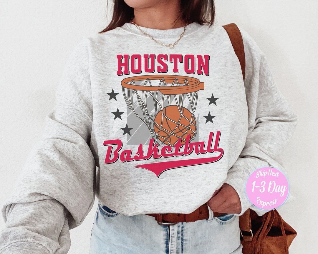 Houston Rockets Dress Houston Rocket Vintage Houston Rocket Sweatshirtt-shirt - Etsy