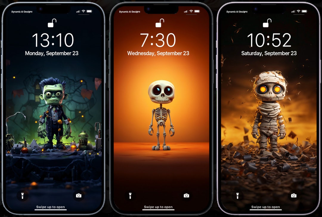 Spookify Your Phone With 20 Cute Halloween Wallpapers - Etsy
