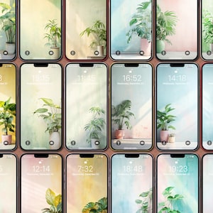 FloraPastel Wallpaper Pack, 20 High Resolution Images, Boho, iPhone, Smartphone Wallpaper, Samsung Phone Wallpaper, Wallpaper Background