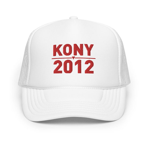 Kony 2012 Funny Trucker Hat | Joseph Kony Hat | Meme Gag Gift for Men | Men's Humor | 2000's Documentary Scandal