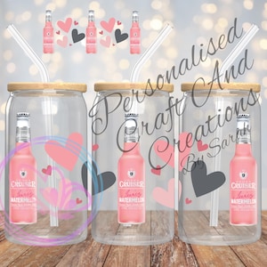 16oz Libbey wrap png digital download - UV DTF  - sublimation drink can design- cruiser - digital design