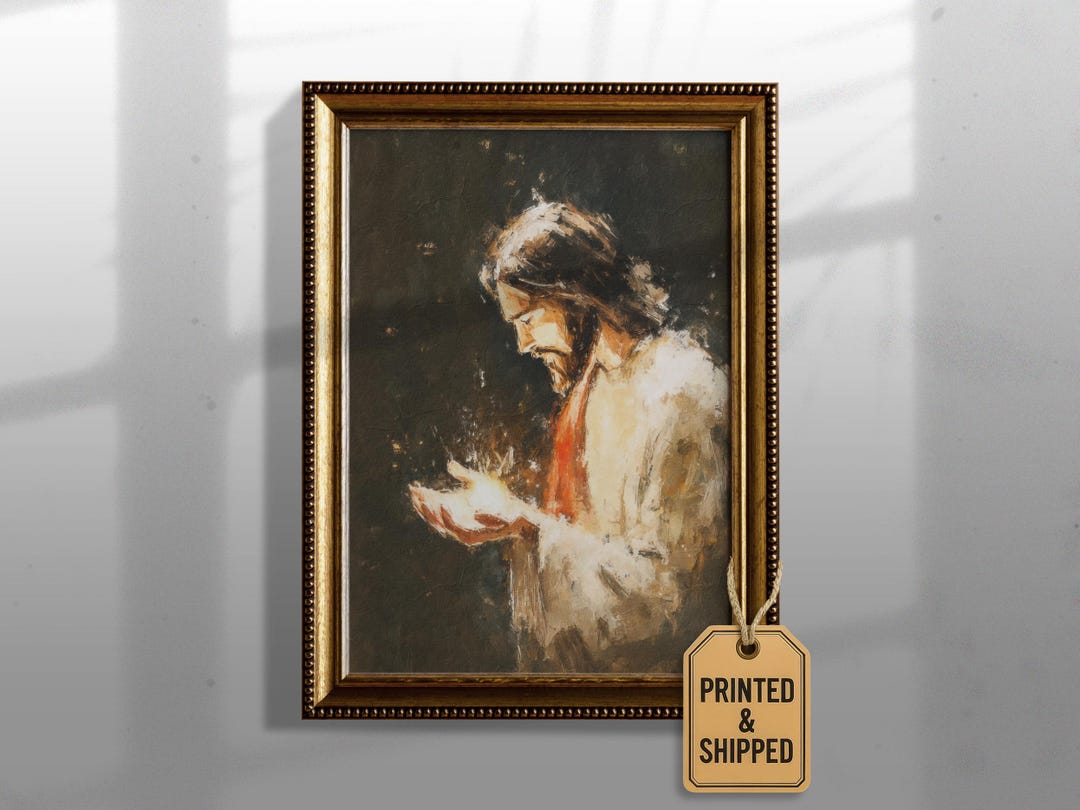 Jesus Holding Light | Sacred Impressionist Art | Light of the World ...