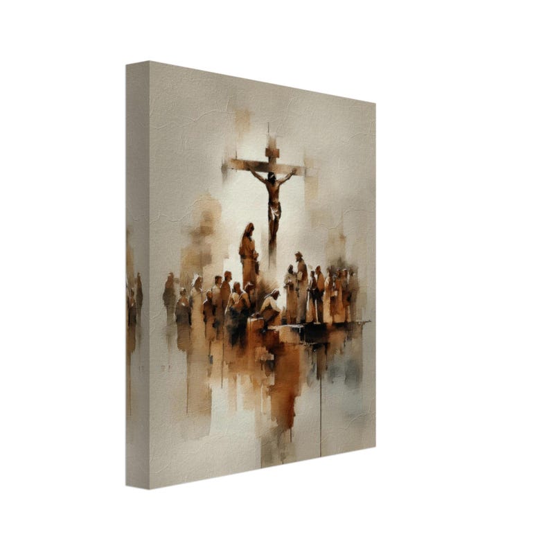 Crucifixion of Christ Painting | Jesus on the Cross | Good Friday ...