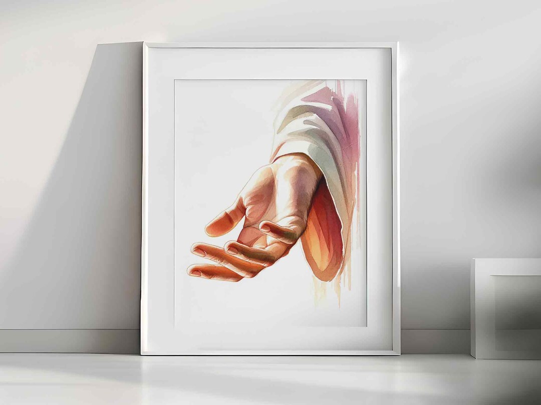 Graven on His Palms Digital Download Jesus Christ's Hands Nail Prints