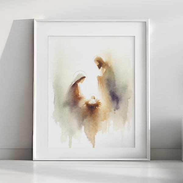 Minimalist Nativity Etsy