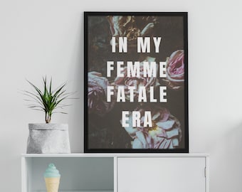 Feminist Wall Art | Divine Feminine | Woman Illustration | Goddess  Art | Femme Fatale | Digital Print |