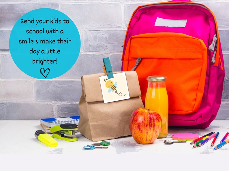 60 printable preschool lunch box notes cute animal cards for kids