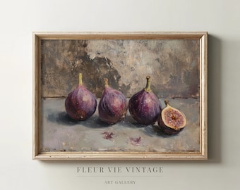 Fig Fruit | PRINTABLE Wall Art | Fruit Still Life | Modern Still Life
