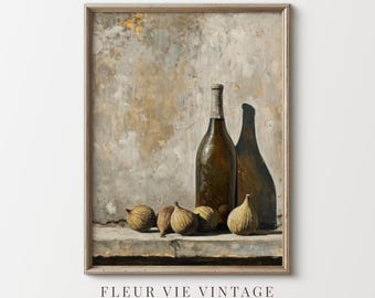Modern Fig Fruit Printable Still Life Wall Art