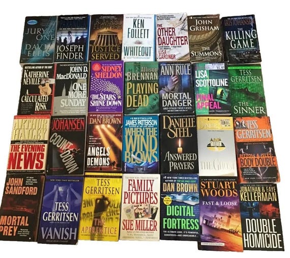 12 Bestselling Thriller Paperback Books – Gently Used Novels