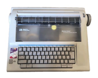 Smith-Corona Memory Correct Electronic Typewriter • Spell-Right Dictionary, Quiet Typing (Fully Working)