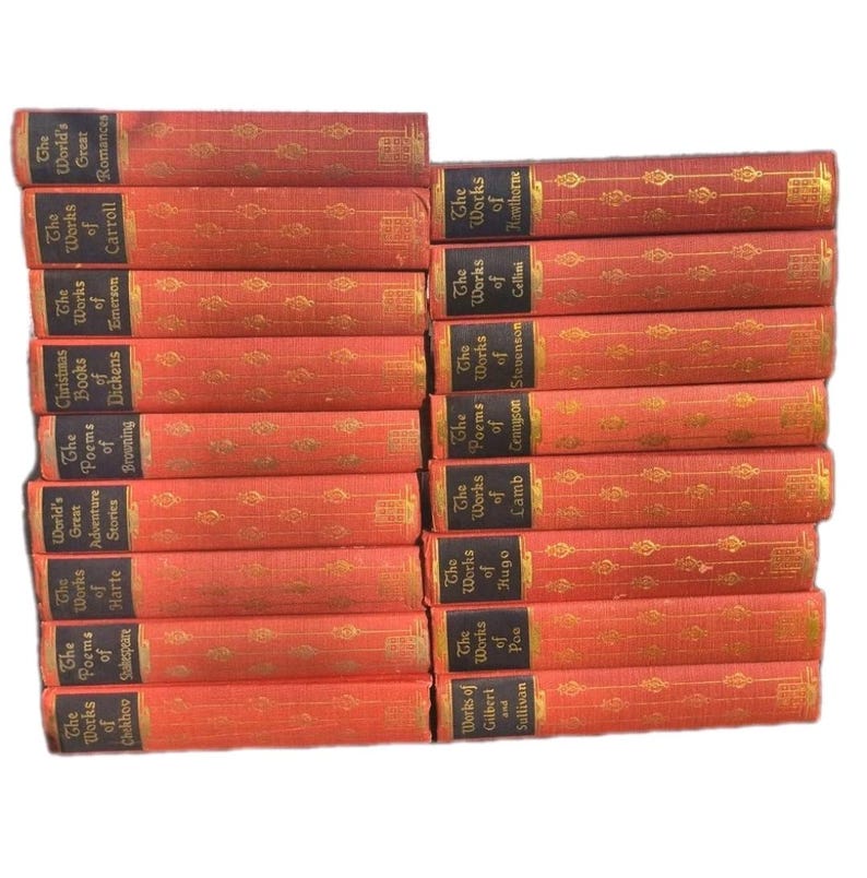 Lot of 17 Black’s Readers Service Company: The Works – Vintage Hardcover Book Set bild 2