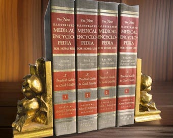 Vintage Illustrated Medical Encyclopedia Set – Mid-Century Reference Books