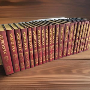World Book Encyclopedia Complete Set - Etsy