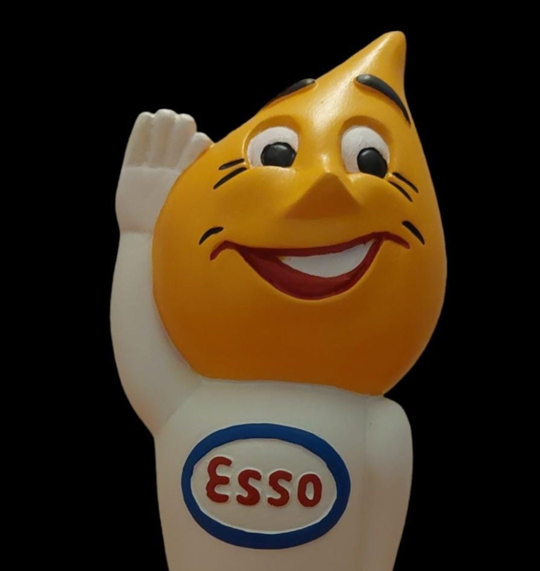 Big Esso Oil Boy 35 Cm Etsy