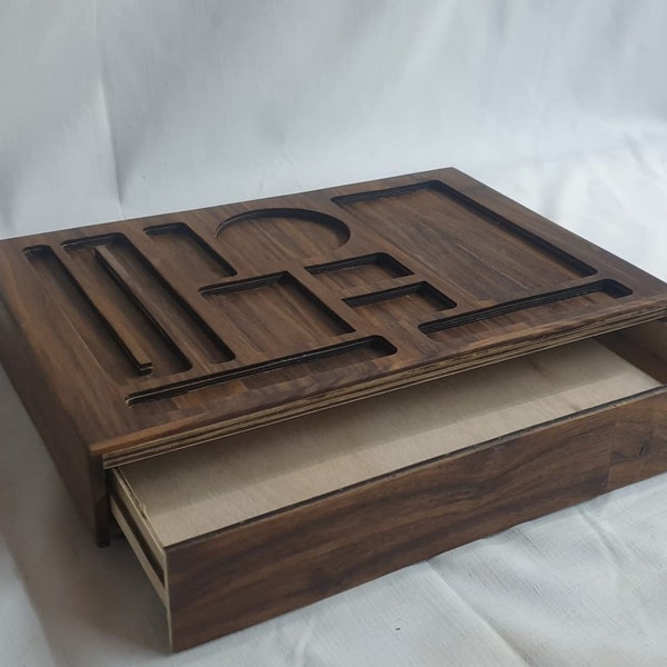 Wood working Projects: DIY Organizer SVG, Makeup Storage, Walnut Art Box, Customizable & Unique Woodworking Plans for Teacher Gifts