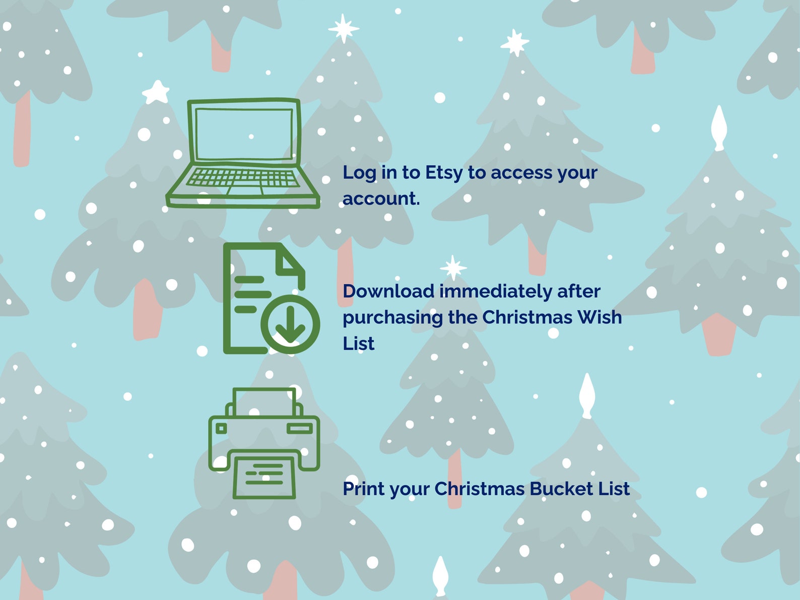 Christmas Activity List. Printable Colour-in Christmas Bucket List for ...
