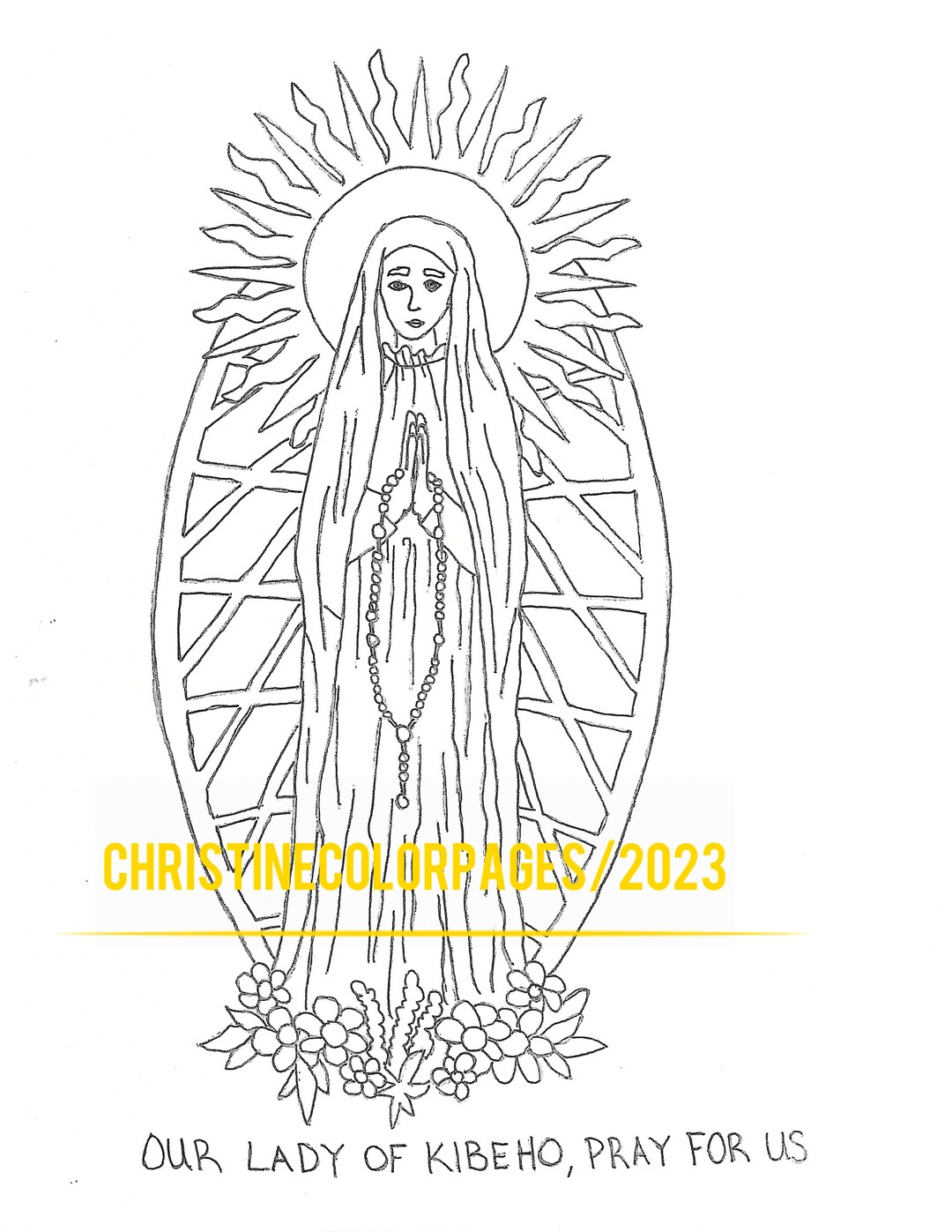 Our Lady of Kibeho - Etsy