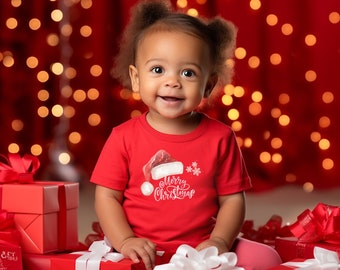 Teeshirt joyeux noël pour tout-petit - ambiance de Noël