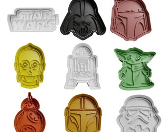 Star Wars Cookie Cutters + insert - approx. 8cm