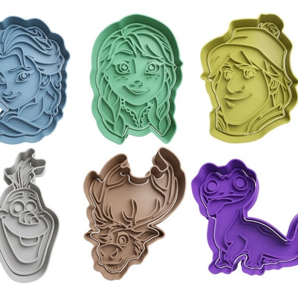 Frozen Cookie Cutters + insert - approx. 8cm