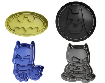 Batman Cookie Cutters + insert - approx. 8cm