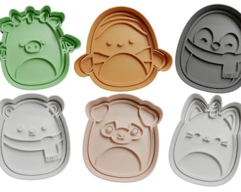 Squishmallows Cookie Cutters + insert - approx. 8cm