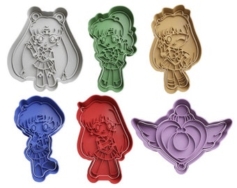 Sailor Moon Cookie Cutters + insert - approx. 8cm