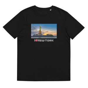Camiseta unisex de algodón orgánico Lady Liberty