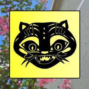 Derpy the Tiger, KPop Demon Hunters - waterproof vinyl decal sticker cups, mugs, car bumper stickers, laptops, window and lettering