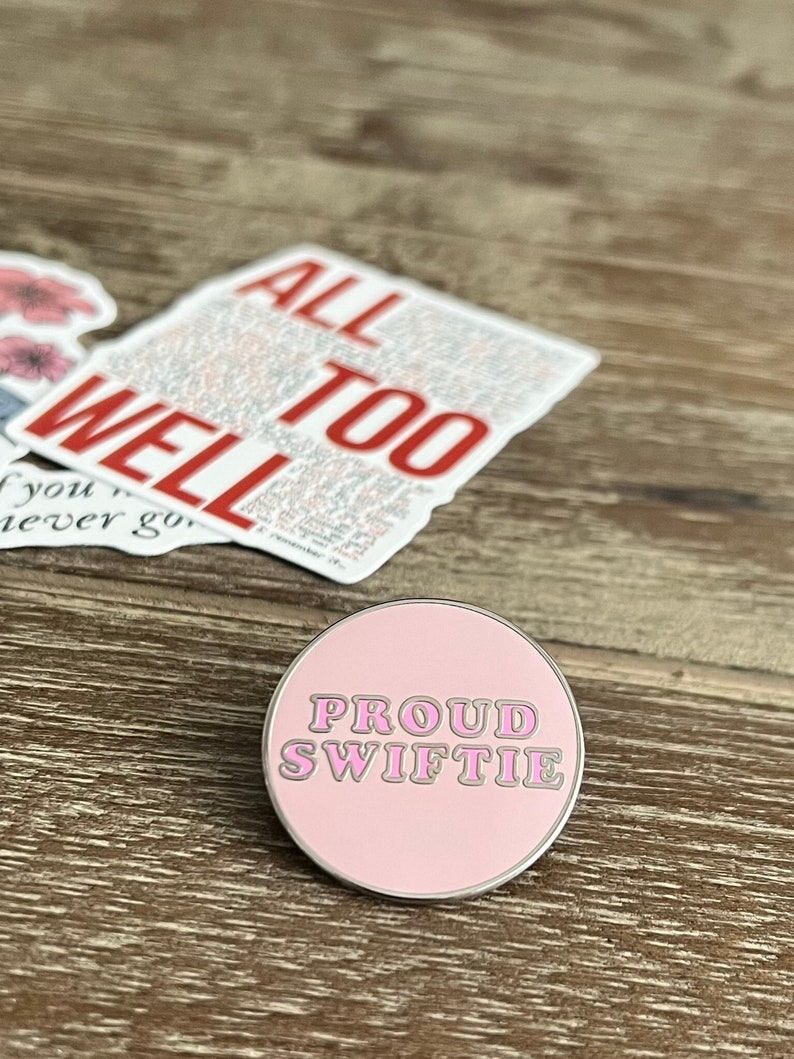 Proud Swiftie Pin, Taylor Inspired Pin, Taylor Swift Gift, Swiftie ...
