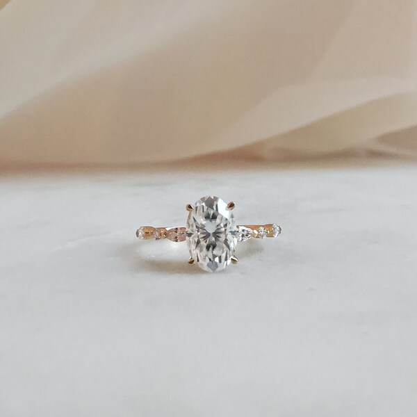 Diamond Promise Ring - Wedding ring, Couple rings, Delicate ring, Promise ring for her, Gifts for her, Promise ring, Trendy rings, Ring gift