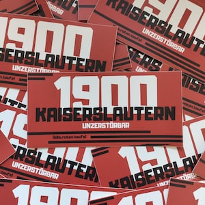 300x Kaiserslautern Sticker Mix/ Aufkleber Skyline, 1900, Westkurve, Betzenberg/ Ultras/ Betze/ Fußball Fanartikel Bild 3