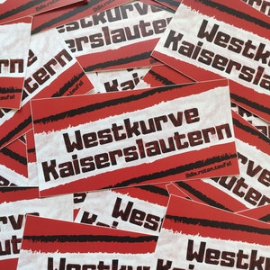 300x Kaiserslautern Sticker Mix/ Aufkleber Skyline, 1900, Westkurve, Betzenberg/ Ultras/ Betze/ Fußball Fanartikel Bild 6