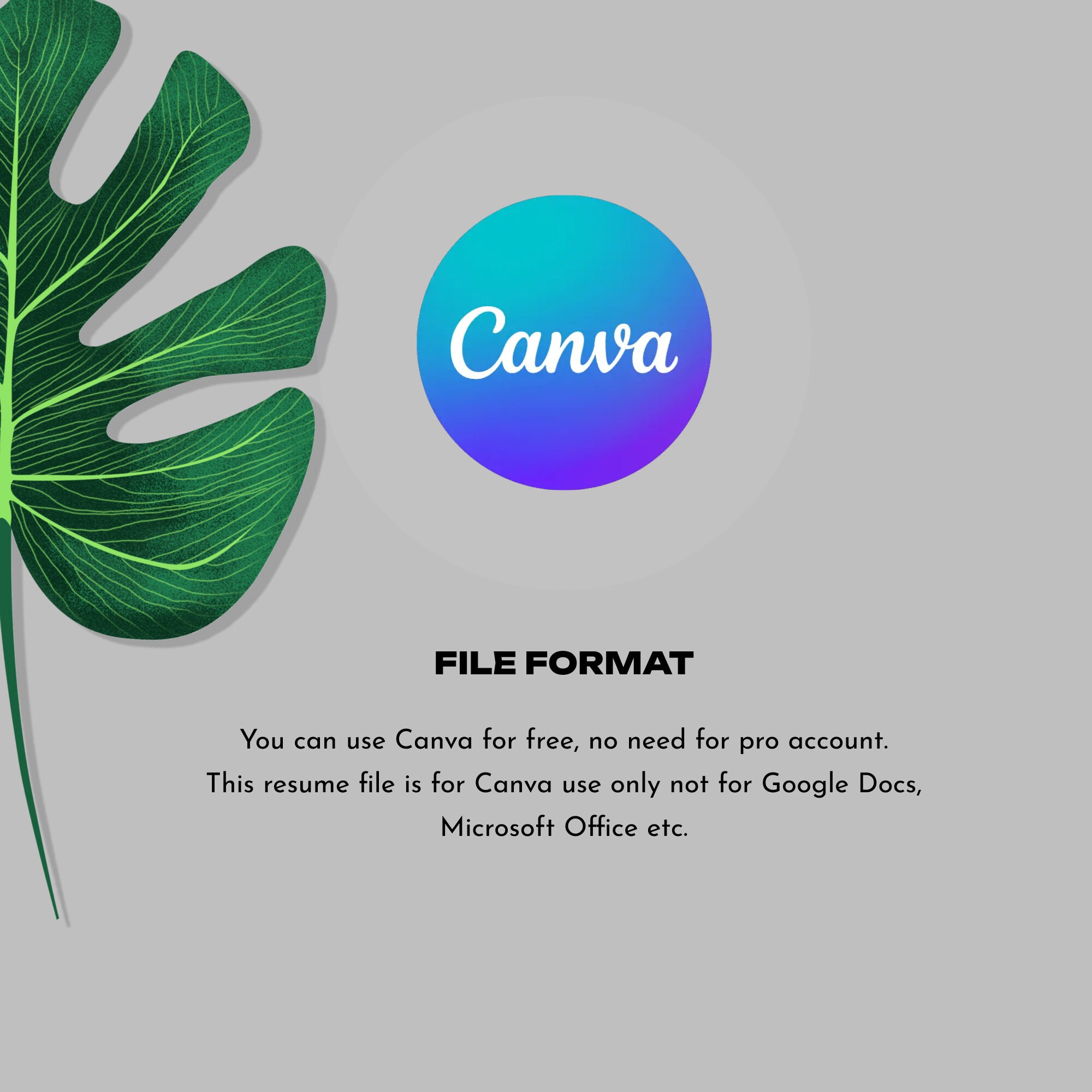 ATS Friendly Resume Template for Canva Resume and Cover Letter Template