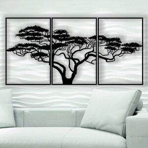 Nathalies Metal World, Metal Wall Decor, Decorative Sycamore Tree 3 SET Wall Decor, Housewarming Gift, Wall Decoration,Metal decor boutique,