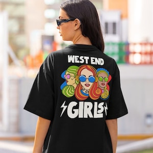 West End Girls T-shirt (black / Back Print)