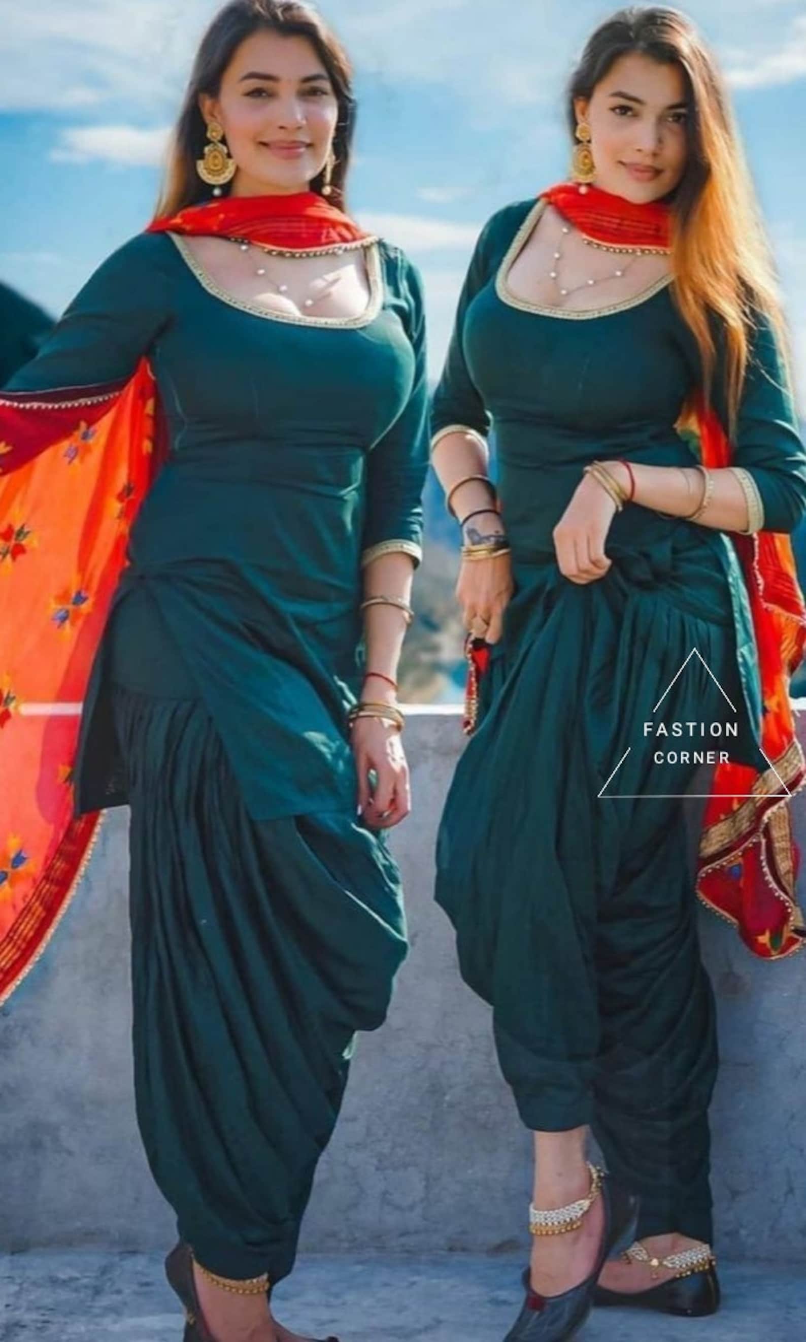 punjabi suit shawl
