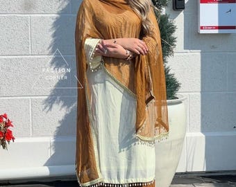 Handmade Georgette Punjabi Suit: Custom Patiala Salwar Kameez