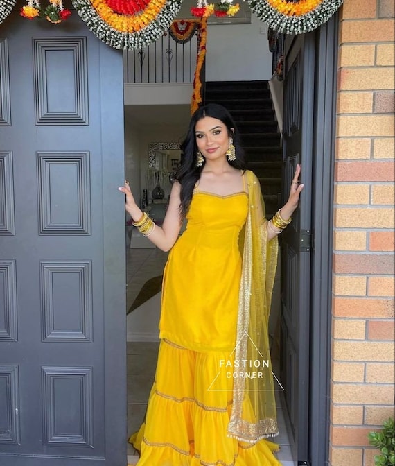 yellow sharara